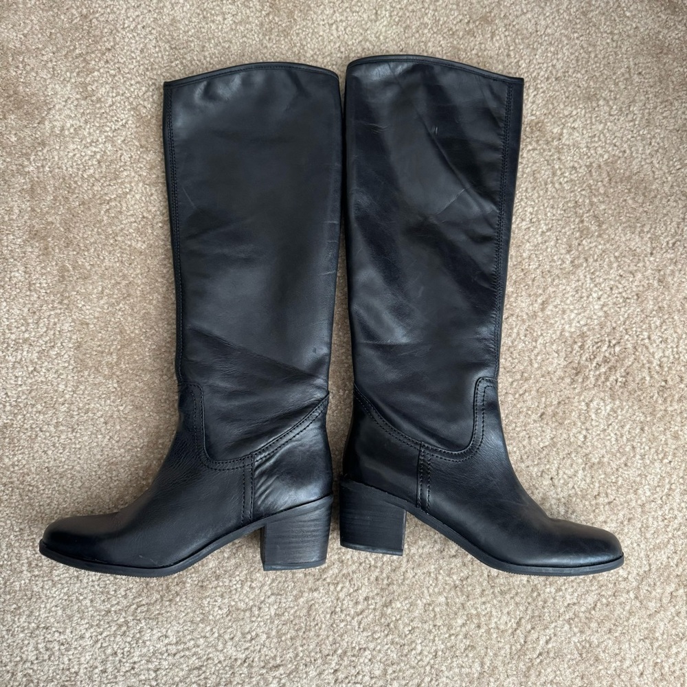 SAM EDELMAN Loren leather riding boots